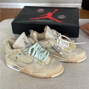 Jordan 4 Off White Sail